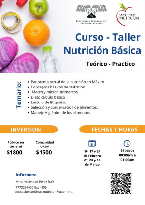 Curso - Taller | Nutrición Básica