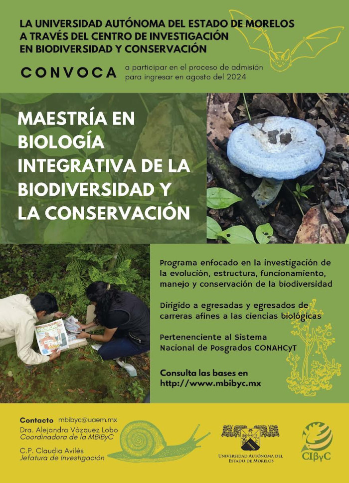 Maestría en Biología Integrativa de la Biodiversidad y la Conservación