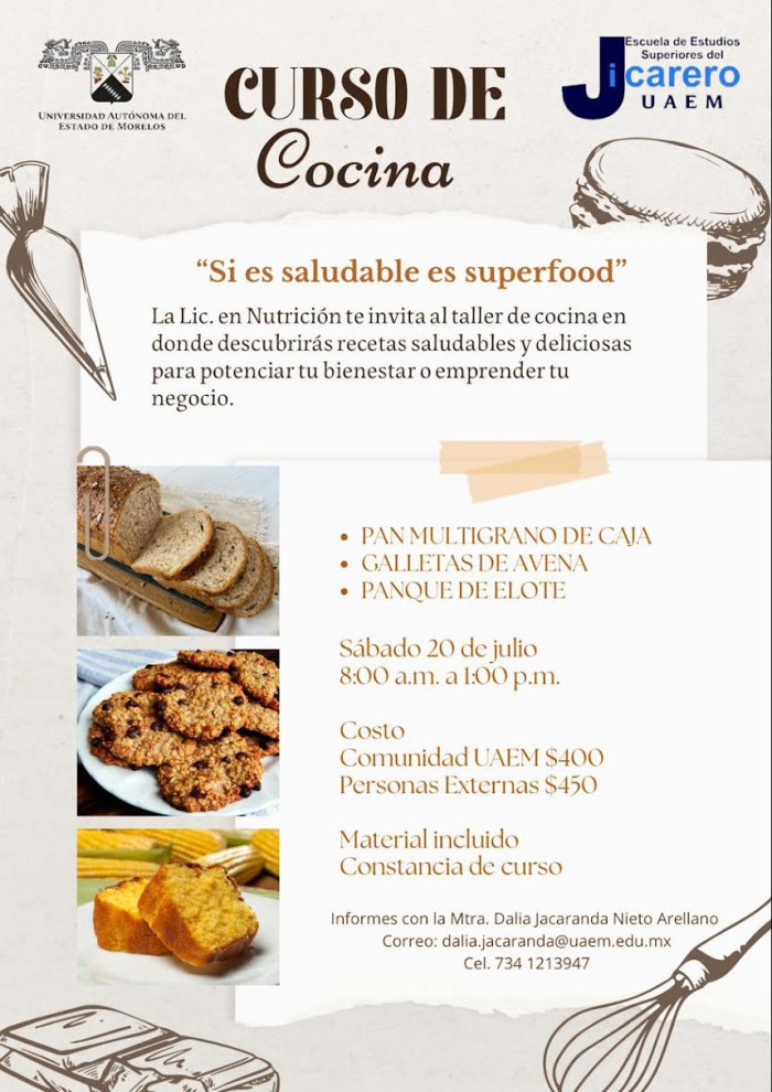 Curso de cocina "Si es saludable es superfood"