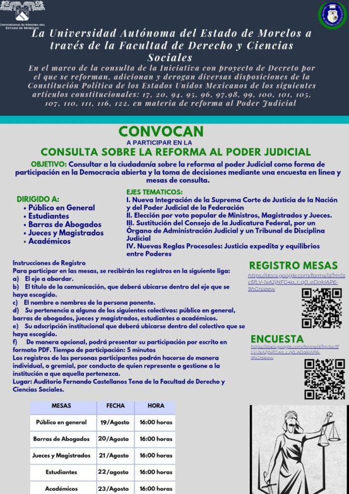 Consulta sobre la Reforma al Poder Judicial