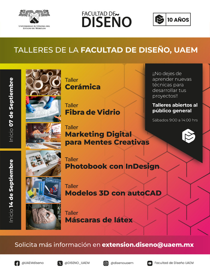 Talleres de la Facultad de Diseño