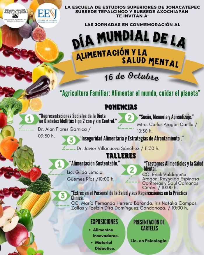 Día Mundial de la Alimentación y la Salud Mental