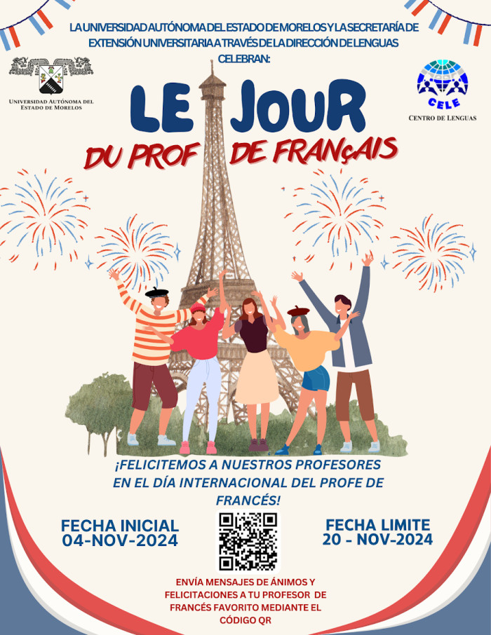 Felicitemos a nuestros profesores en el día internacional del profe de francés