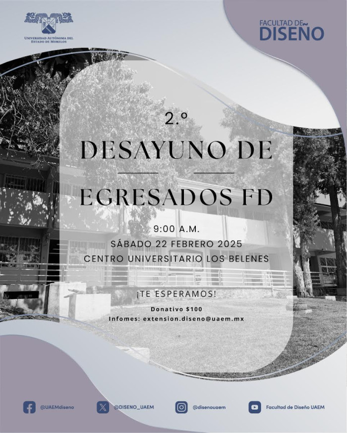 2.° Desayuno Egresados | Facultad de Diseño 2025