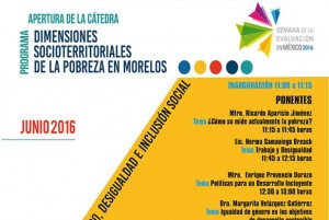 Cátedra "Dimensiones Socioterritoriales de la pobreza en Morelos"
