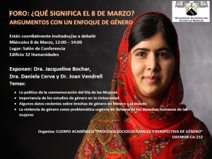 Foro: ¿Qué significa el 8 de marzo?