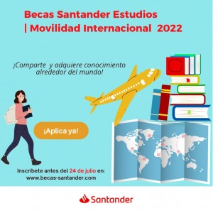 Becas Santander Estudios | Movilidad Internacional 2022