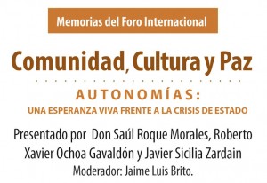 Presentación del libro "Memorias del Foro Internacional"