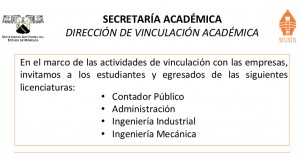 Jornada de reclutamiento para practicas profesionales