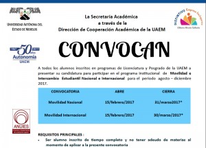 Programa institucional de Movilidad e Intercambio Estudiantil Nacional e Internacional