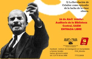 Coloquio: "A 100 años de la revolución socialista de octubre"