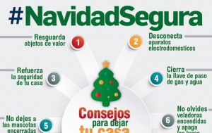 Infografía #NavidadSegura