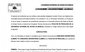 Consejeras Universitarias Alumnas y/o Consejeros Universitarios Alumnos | Facultad de Psicología 2022