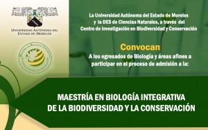 Maestría en biología integrativa de la biodiversidad y la conservación - Ingreso enero 2023