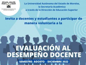 Evaluación al desempeño docente agosto - diciembre 2022