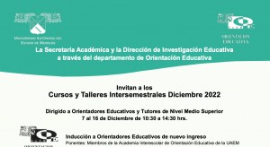 Cursos y Talleres Intersemestrales Diciembre 2022