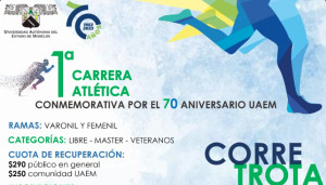 1ª Carrera Atlética Conmemorativa por el 70 Aniversario UAEM