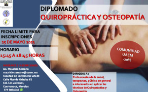 Diplomado Quiropráctica y Osteopatía 2023