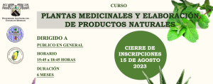 Plantas Medicinales y Elaboración de Productos Naturales