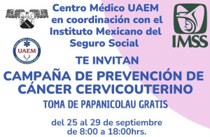 Campaña de prevención de cáncer cervicouterino | Centro Médico UAEM