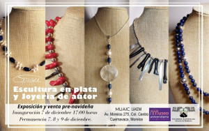 Exposición y venta pre-navideña: "Escultura en plata y joyería" de autor Grace