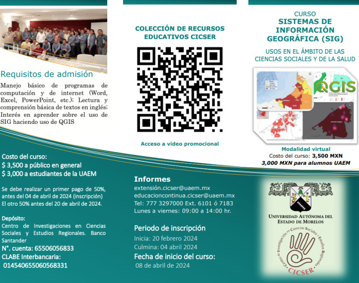 CURSO SISTEMAS DE INFORMACIÓN GEOGRÁFICA (SIG)