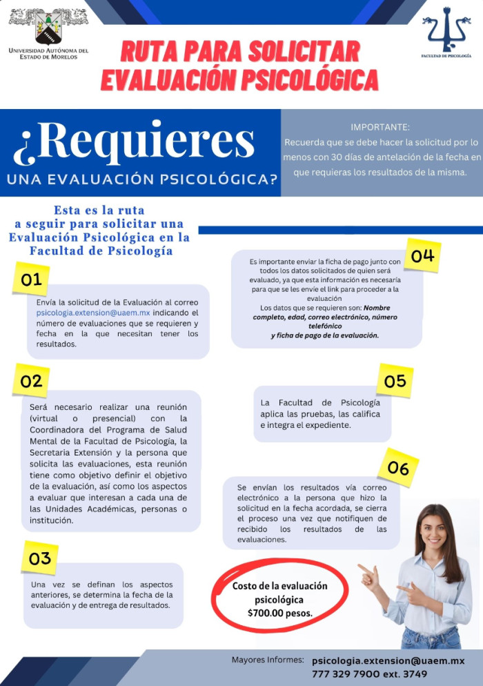 Ruta para solicitar Evaluación Psicológica
