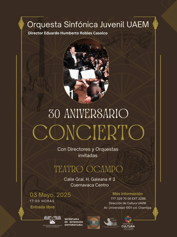 30 aniversario de la Orquesta Sinfónica Juvenil de la UAEM