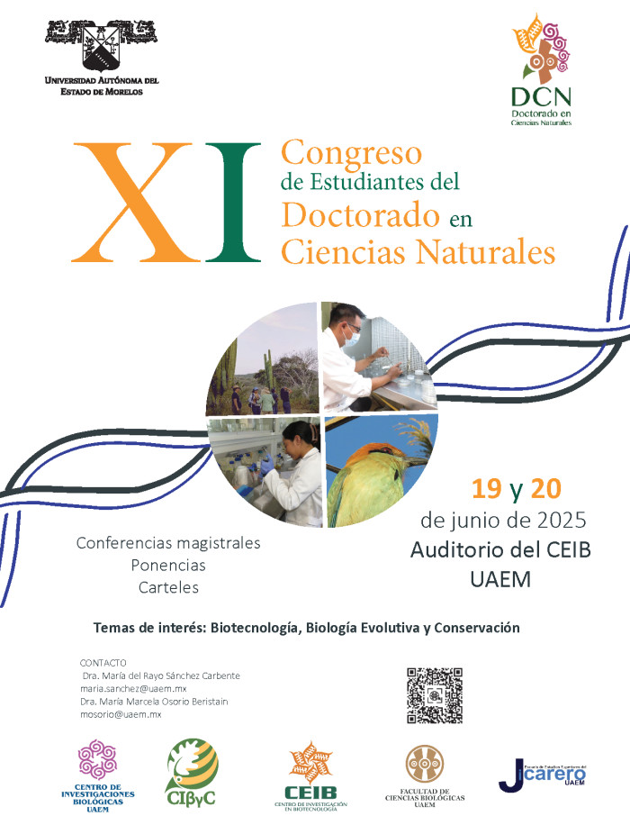 XI Congreso de Estudiantes del Doctorado en Ciencias Naturales