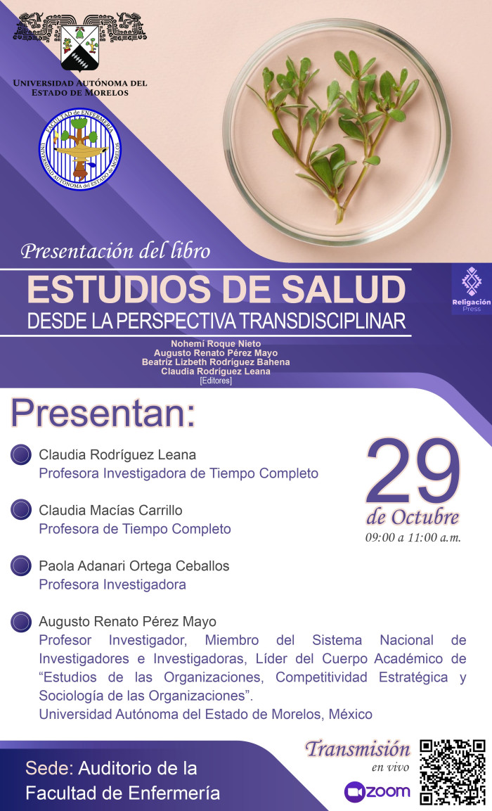 Presentación del libro "Estudios de salud desde la perspectiva transdisciplinar"