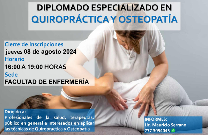 Diplomado Quiropráctica y Osteopatía 2023
