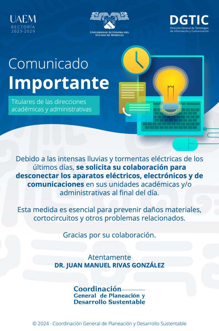 Comunicado | Titulares de Direcciones Académicas y Administrativas