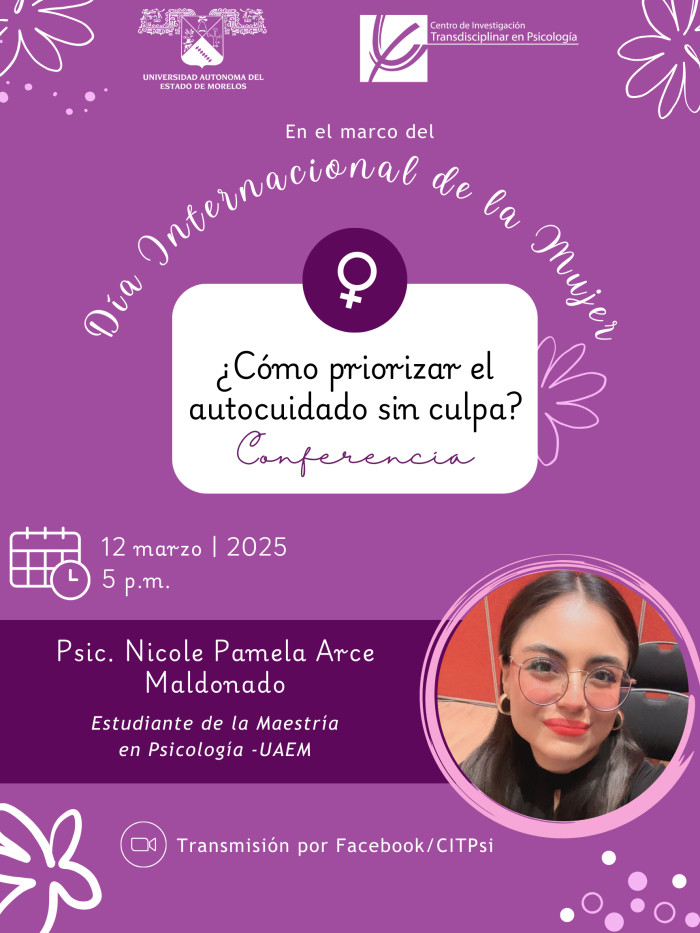 Conferencia: ¿Cómo priorizar el autocuidado sin culpa?