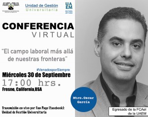 Conferencia Virtual: "El campo laboral más allá de nuestras fronteras"