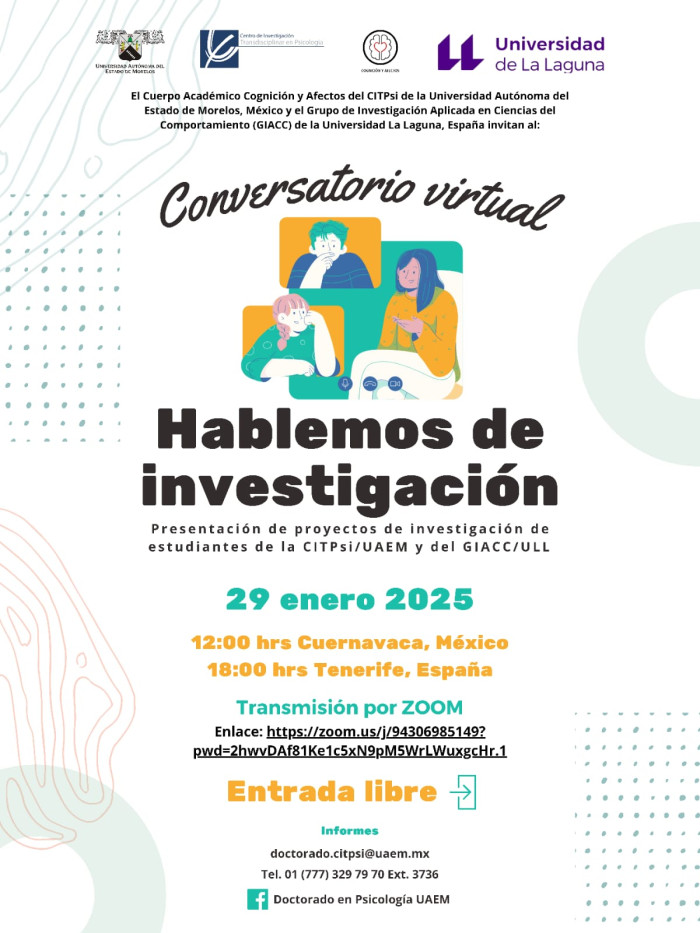 Conversatorio virtual "Hablemos de Investigación"