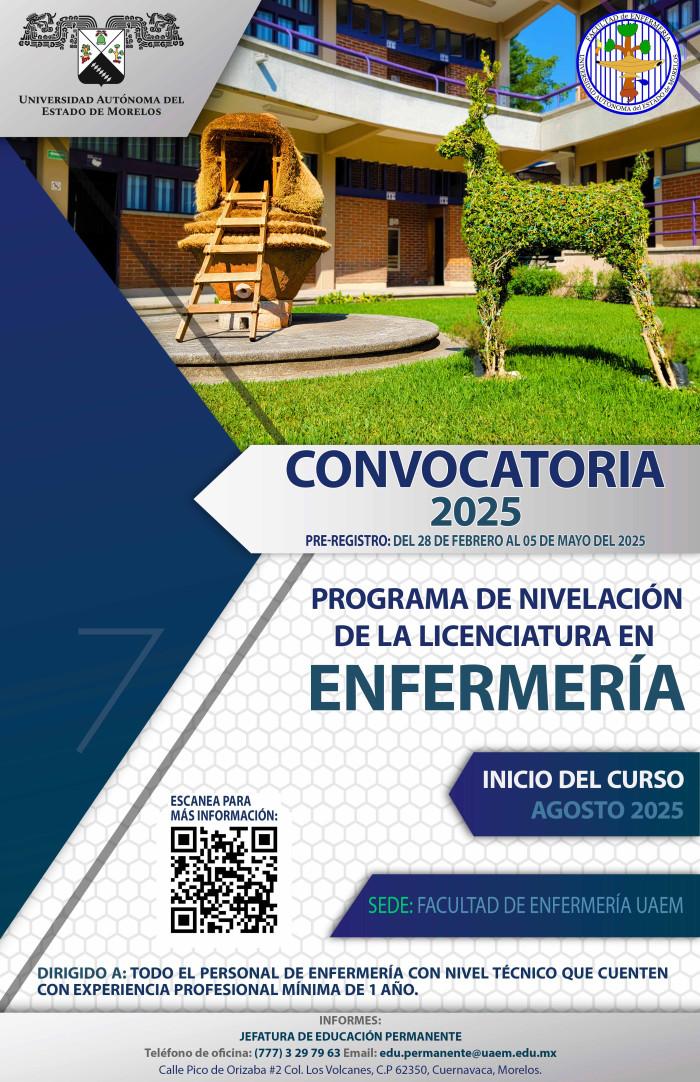 Programa de nivelación de  la licenciatura en enfermería