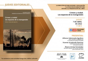 Presentación de libro: "Crimen y ciudad. Los espacios de la transgresión"