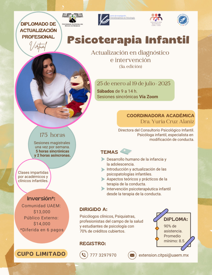 Diplomado en Psicoterapia Infantil (3a Edición)