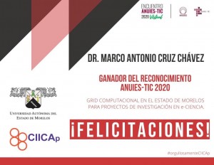 Felicitación CIICAp | Dr. Marco Antonio Cruz Chávez