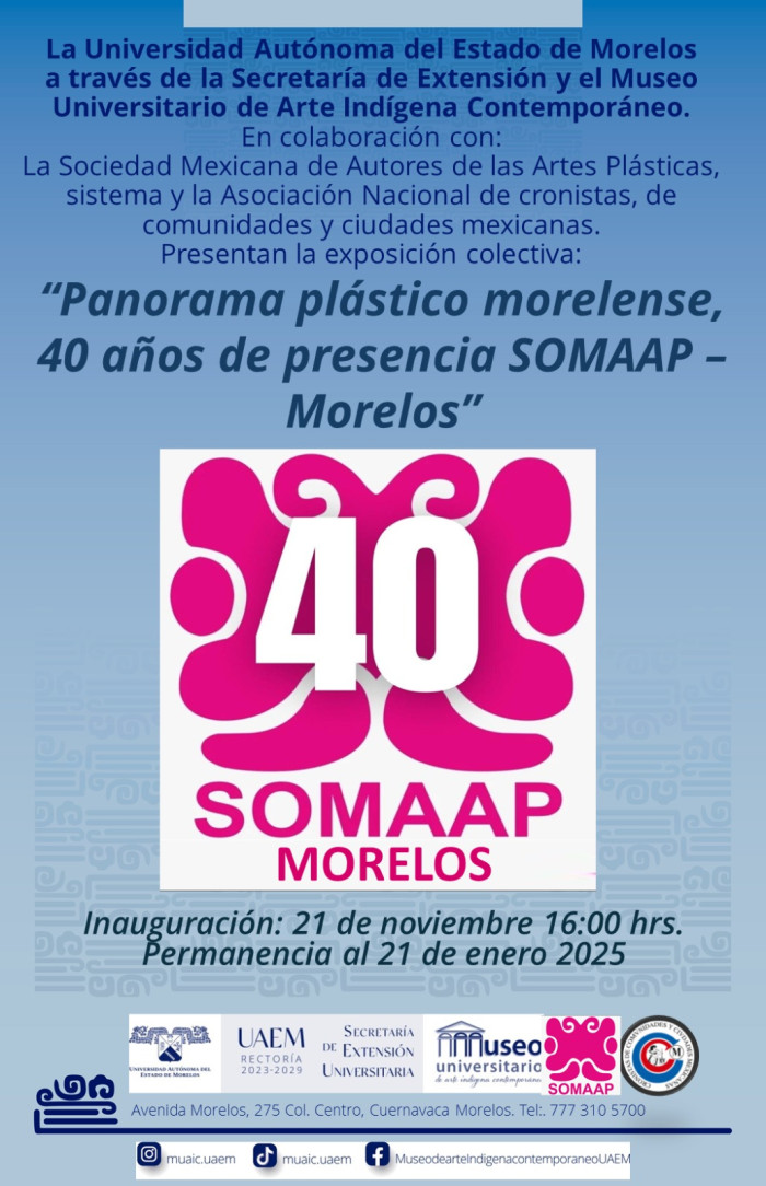 Panorama plástico morelense, 40 años de presencia SOMAAP - Morelos