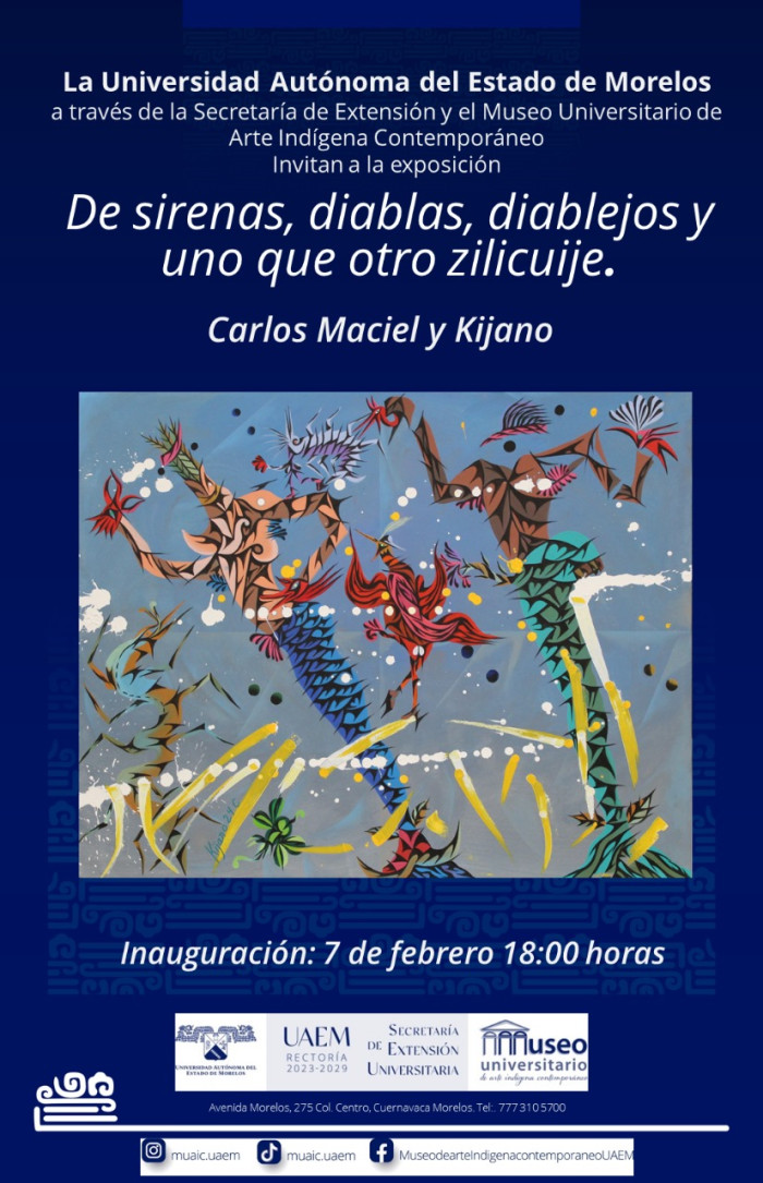 Exposición "De sirenas, diablas, diablejos y uno que otro zilicuije"