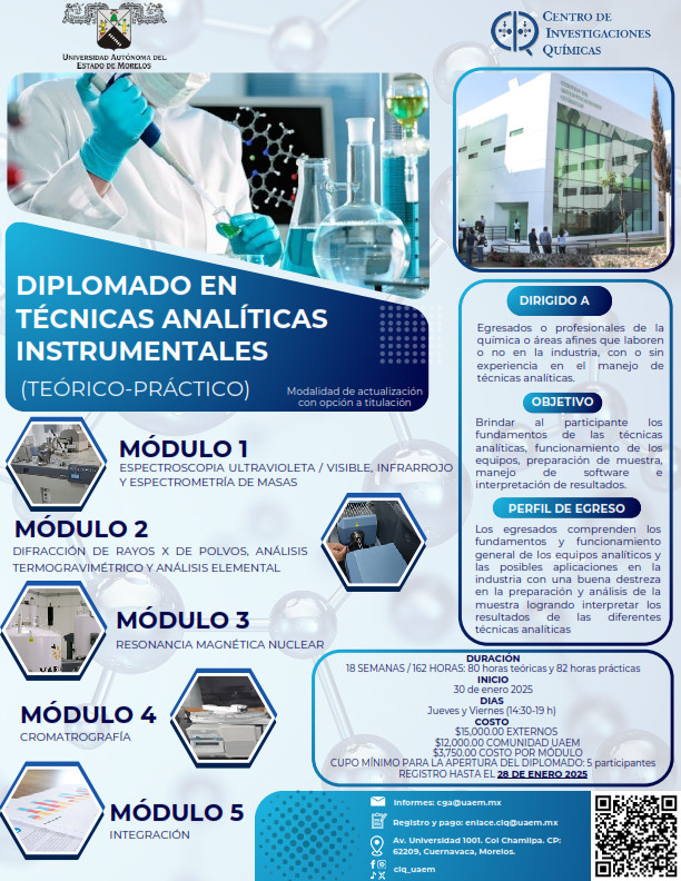 Diplomado en Técnicas Analíticas Instrumentales 2025