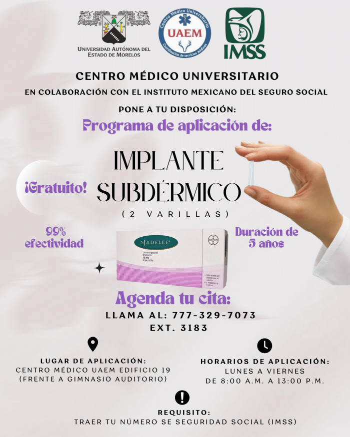 Programa de Aplicación de Implante Subdérmico