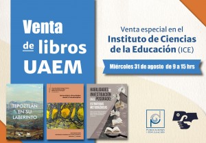Venta Especial de Libros UAEM | Instituto de Ciencias de la Educación