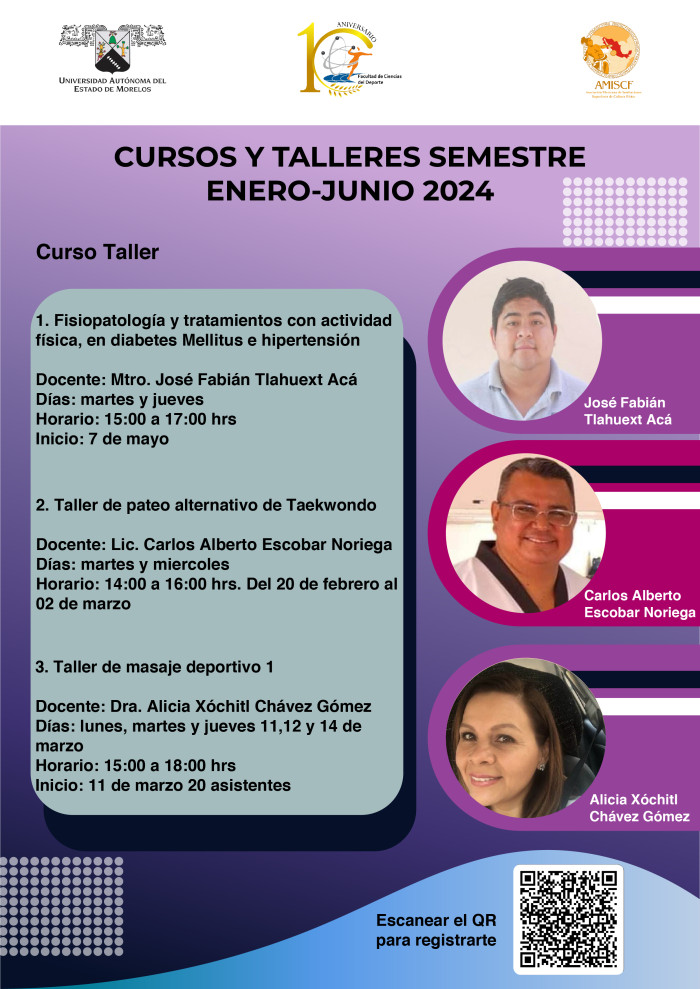 Cursos y Talleres enero - junio 2024