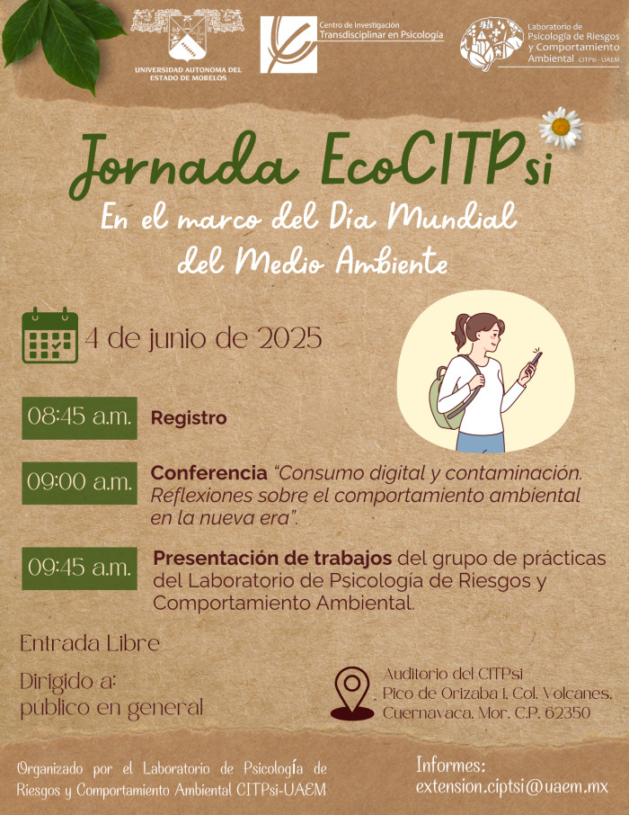 Conferencia: "Consumo digital y contaminación. Reflexiones sobre el comportamiento ambiental en la nueva era"