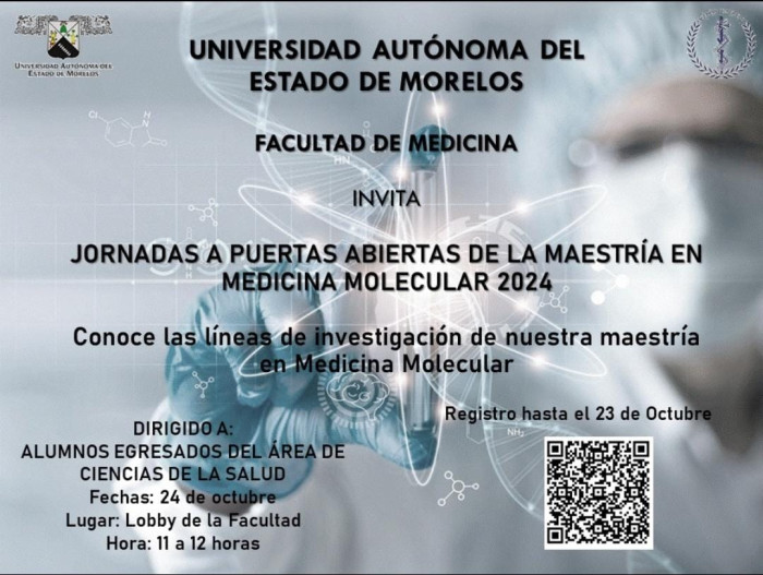 Jornada a Puertas Abiertas de la Maestría en Medicina Molecular 2024
