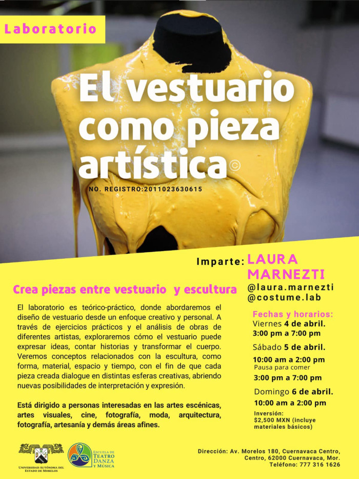 Laboratorio "El vestuario como pieza artística"
