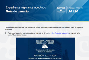Guía de usuario | Expediente aspirante aceptado