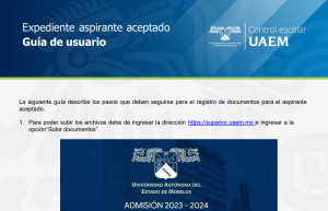Entrega de documentos estudiantes de nuevo ingreso 2023